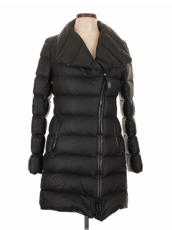 Mackage Jackets & Blazers - Mackage Large Down Puffer Mid-Length Long Coat Jacket Asymmetrical Zipper